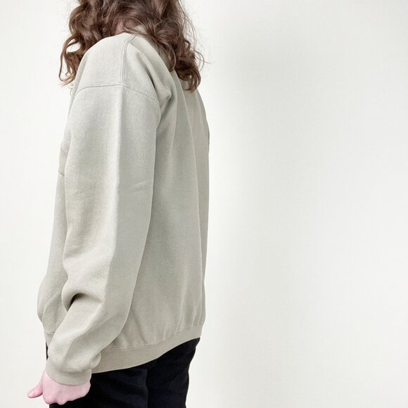 Vintage USA Eddie Bauer Logo Sweatshirt Oversized Slouchy Streetwear Athleisure - Picture 2 of 8